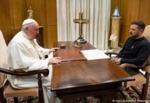 El papa Francisco pide «gestos de humanidad» y Zelenski dice que el plan de paz «debe ser ucraniano»