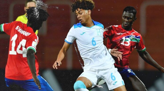 Honduras pierde 2-1 ante Gambia en su debut en el Mundial sub-20 «Argentina 2023»