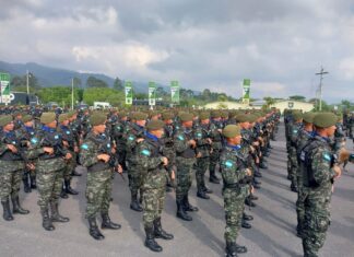 FFAA de Honduras integra a las calles 571 nuevos policías militares