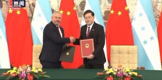 Honduras y China negociarán un Tratado de Libre Comercio tras establecer relaciones