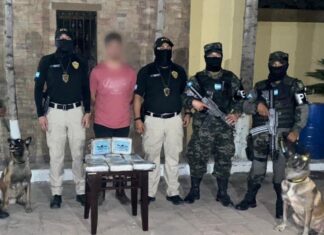 Agentes de la ATIC incautan 11 kilos de supuesta cocaína en La Entrada, Copán