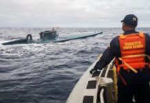 Incautan el semisumergible de mayor dimensión que ha navegado con drogas en Colombia