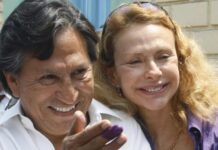 Esposa de Alejandro Toledo deja EE. UU. y vuela a Israel pese a ser solicitada en extradición por Perú