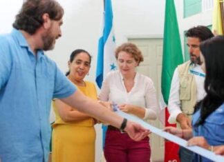 UNICEF inaugura un centro de descanso temporal para migrantes que cruzan Honduras