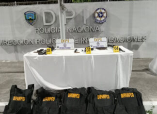 Policía Nacional captura en San Pedro Sula a cinco pandilleros con armas de grueso calibre y chalecos antibalas