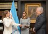 Sonia Leticia Cruz es juramentada como nueva embajadora de Honduras en República Dominicana