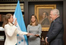 Sonia Leticia Cruz es juramentada como nueva embajadora de Honduras en República Dominicana
