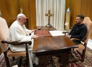 El papa y Zelenski conversaron 40 minutos en el Vaticano