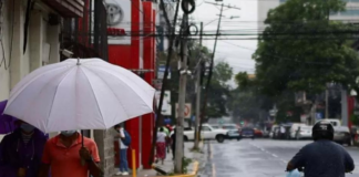Este día persisten las temperaturas cálidas y el pronóstico de lluvias con actividad eléctrica en el país