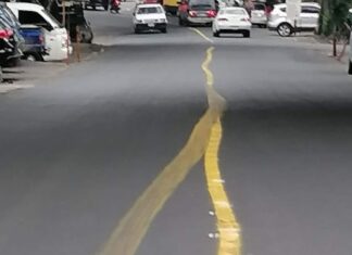 Vecinos de la Kennedy cuestionan como «Chambonada» las obras de la alcaldía