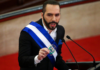 Nayib Bukele inscribe precandidatura a reelección a la Presidencia de El Salvador