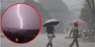 Copeco informa que el desplazamiento de una Onda Tropical producirá lluvias con actividad eléctricas en la mayor parte del país