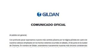 Empresa Gildan exige se investiguen hechos de la masacre en Choloma