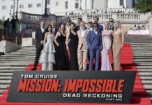 Tom Cruise paraliza Roma con el estreno de «Mission: Impossible 7»