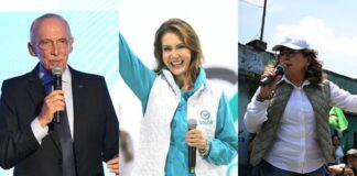 Candidatos punteros de Guatemala cierran campaña en el centro del país