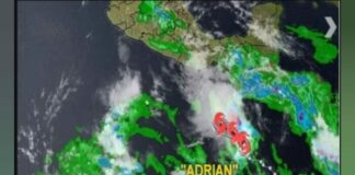 La tormenta Adrian se forma en Pacífico mexicano y se prevé crezca a huracán categoría 1