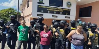 Detienen a varios operadores de maras y pandillas en la capital hondureña