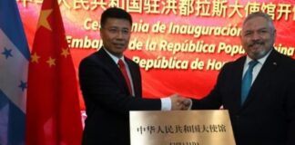 China inaugura su embajada en Honduras