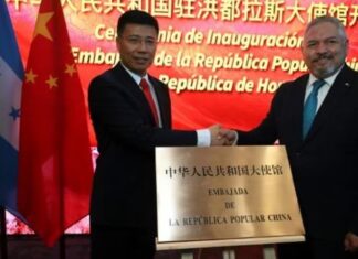 China inaugura su embajada en Honduras