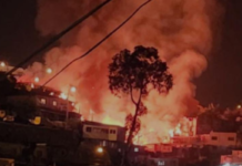 Incendio en Chile deja al menos 20 personas damnificadas y 10 casas destruidas