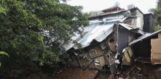 Dos personas muertas y varias viviendas dañadas dejan fuertes lluvias en el departamento de Lempira