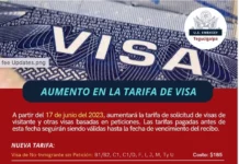 A partir del 17 de junio sube tarifa de visas a EE. UU.
