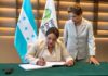 La presidenta de Honduras solicita formalmente en China unirse al banco de los BRICS