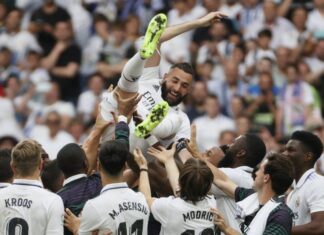Karim Benzema se despide con honores del Real Madrid