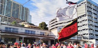 Colectivos de Libre agreden violentamente a participantes y organizadores de la marcha de las antorchas convocada por Sociedad Civil