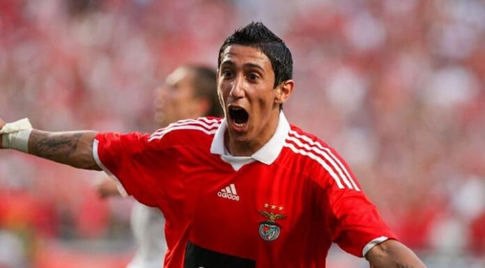 Di María, recibido con entusiasmo en su regreso al Benfica