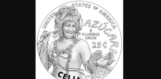 Celia Cruz y su grito «¡Azúcar!» inmortalizados en una moneda de 25 centavos de dólar