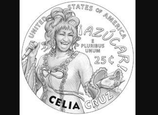 Celia Cruz y su grito «¡Azúcar!» inmortalizados en una moneda de 25 centavos de dólar