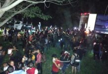 Confirman que 27 hondureños estaban en camión abandonado en Veracruz