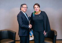 Los presidentes de Colombia y Honduras encuentran puntos comunes en integración y drogas