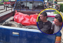 Capturan a dos hombres en posesión de varios paquetes de droga en la capital