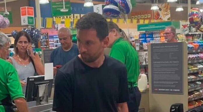 Vea las fotos de Lionel Messi en un supermercado en Miami que generaron una revolución