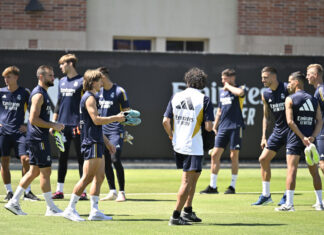 El Madrid se entrena en Los Ángeles con Vinícius como favorito de la afición californiana