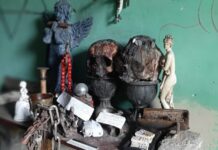 ¡Escalofriante! Encuentran brujería contra policías en Puerto Cortés; habían hasta cráneos humanos