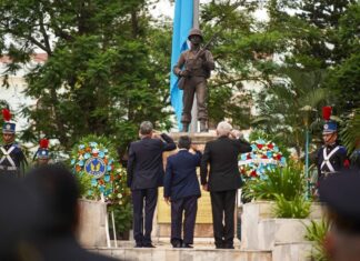 Honran memoria de soldados caídos en la guerra de 100 horas entre Honduras y El Salvador