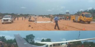 Mueren dos personas en motocicleta arrolladas por una avioneta, en Puerto Lempira