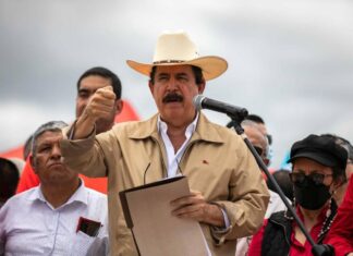 Mel Zelaya justifica la violencia de los colectivos de Libre contra protestantes