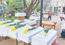 Entregan las osamentas de dos víctimas de la masacre El Mozote en El Salvador