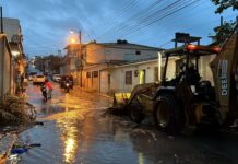 Fuertes lluvias dejan inundaciones en Santa Rosa de Copán
