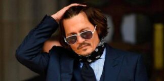 Johnny Depp reapareció con un bastón tras ser encontrado inconsciente en un hotel de Budapest