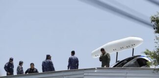 Un helicóptero de la Policía cae sobre techo de Iglesia en San Salvador sin dejar muertos