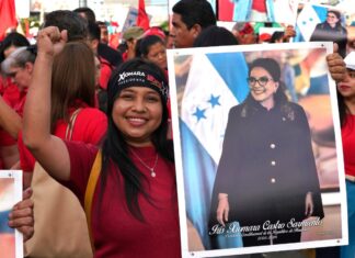 El gobierno financiará marcha convocada por la presidenta Xiomara de Zelaya