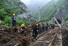 China pronostica más inundaciones y tifones en agosto