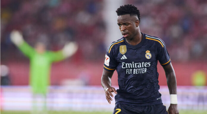 Vinícius sufre una rotura muscular y estará seis semanas de baja