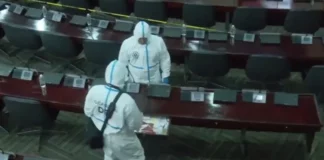 Medicina Forense y la DPI investigan el Congreso Nacional tras denuncias de incidente terrorista en el hemiciclo legislativo