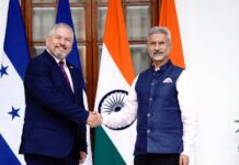 Cancilleres de Honduras y la India hablan sobre abrir Embajada hondureña en Nueva Delhi